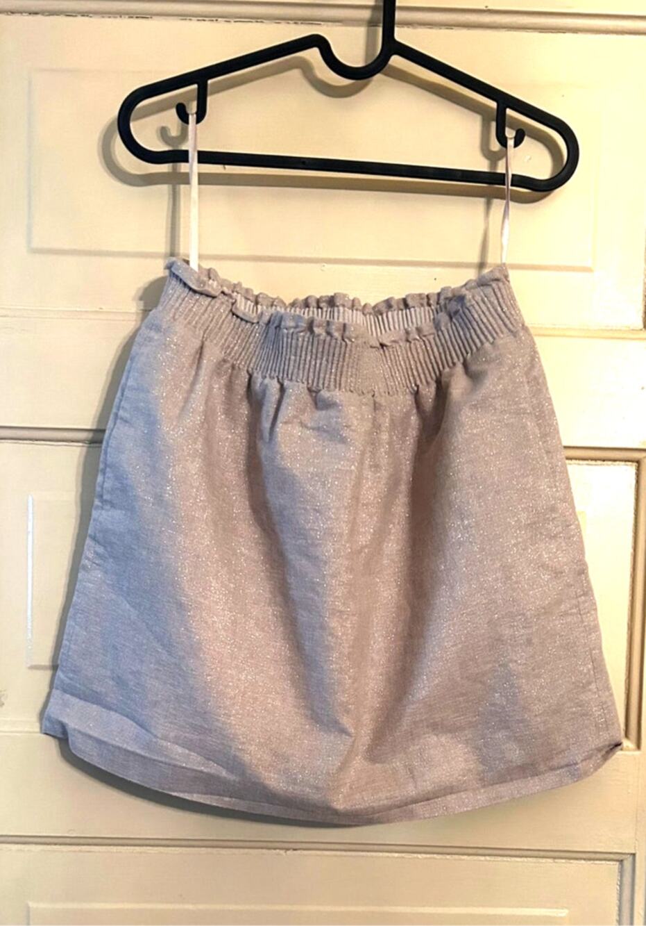 J Crew Linen Blend Sidewalk Mini Skirt size 4